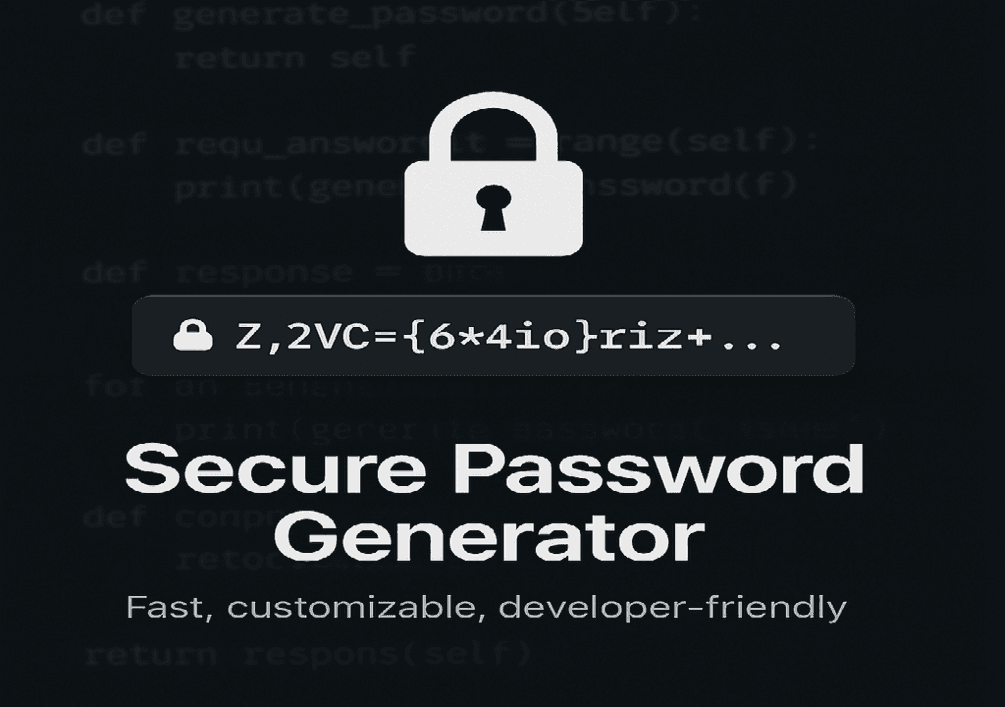 This is the SecurePasswordGeneratorScript's logo